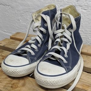 Navy Converse All Star High Top Sneakers